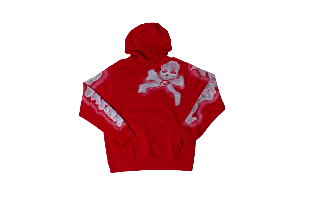 1/1 Red Kalixo Hand-customized Hoodie