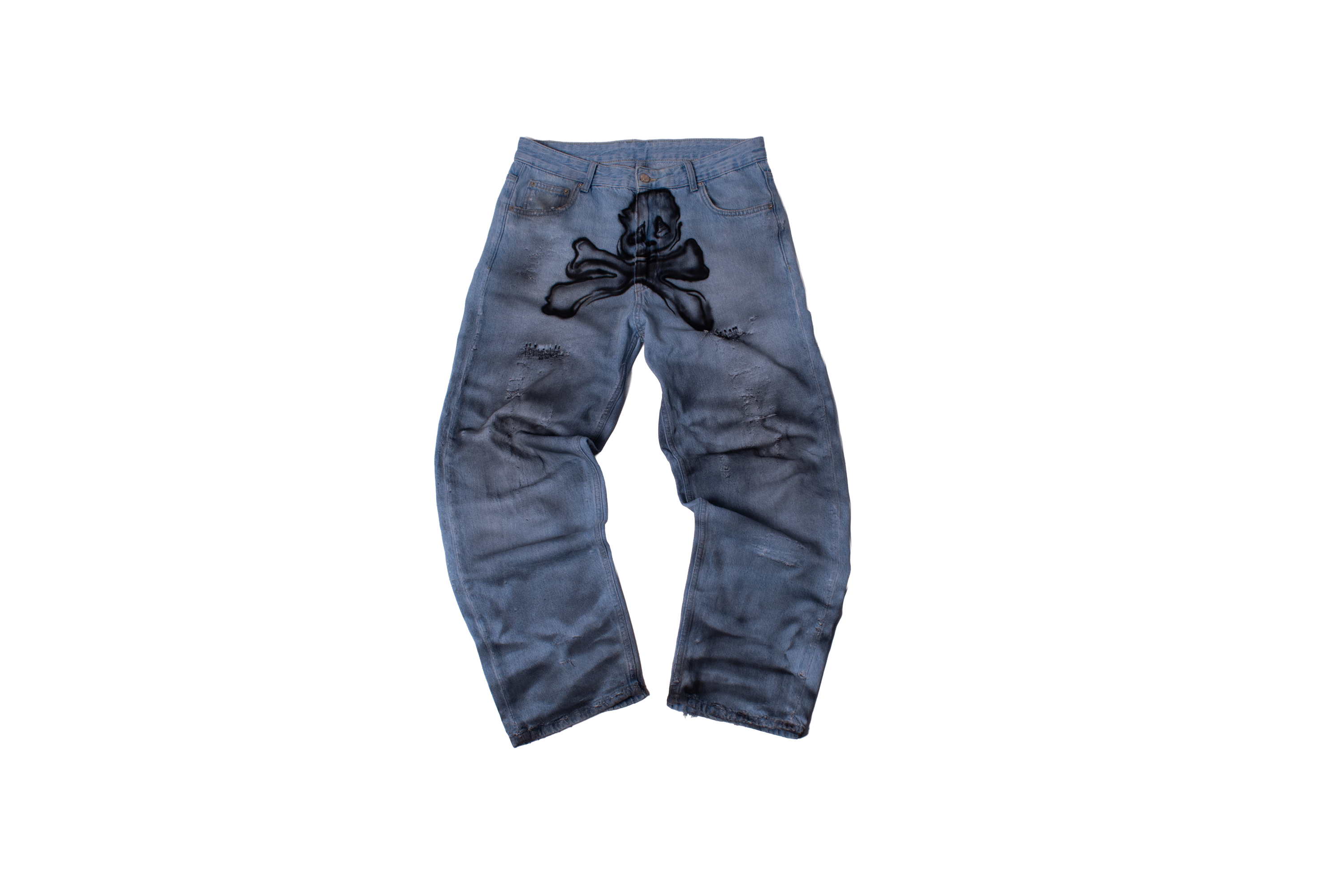 1/1 Black Skelly Jeans