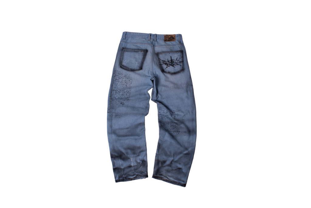 1/1 Black Skelly Jeans