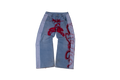 1/1 Red Skelly Jeans