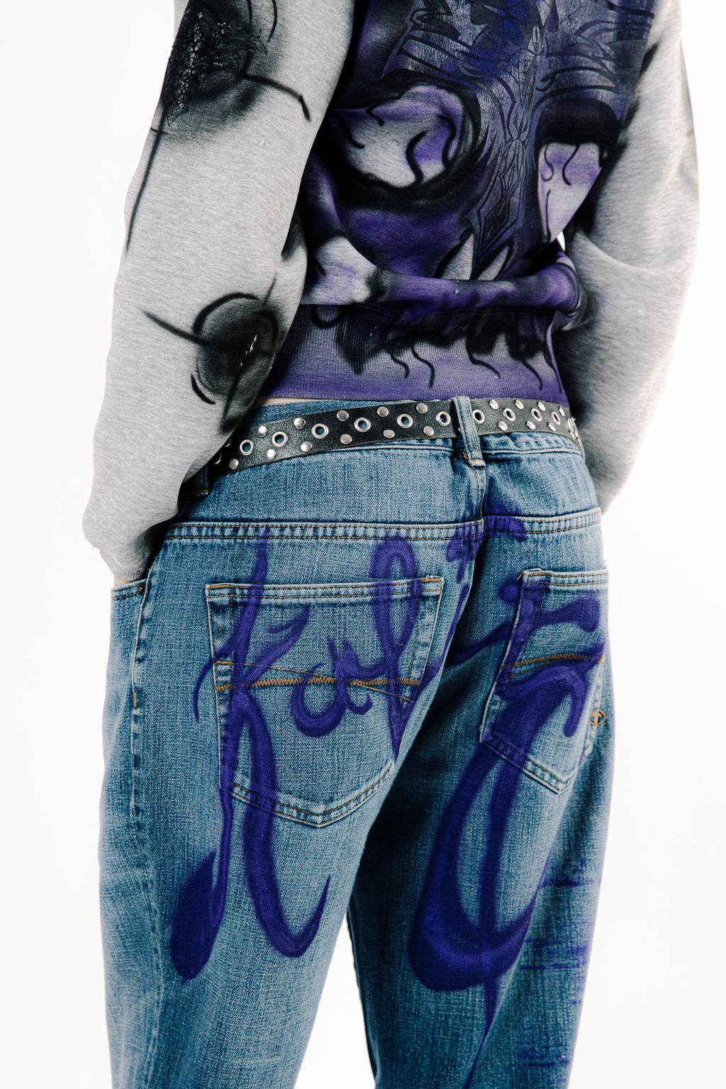 1/1 Purple Kalixo Jeans