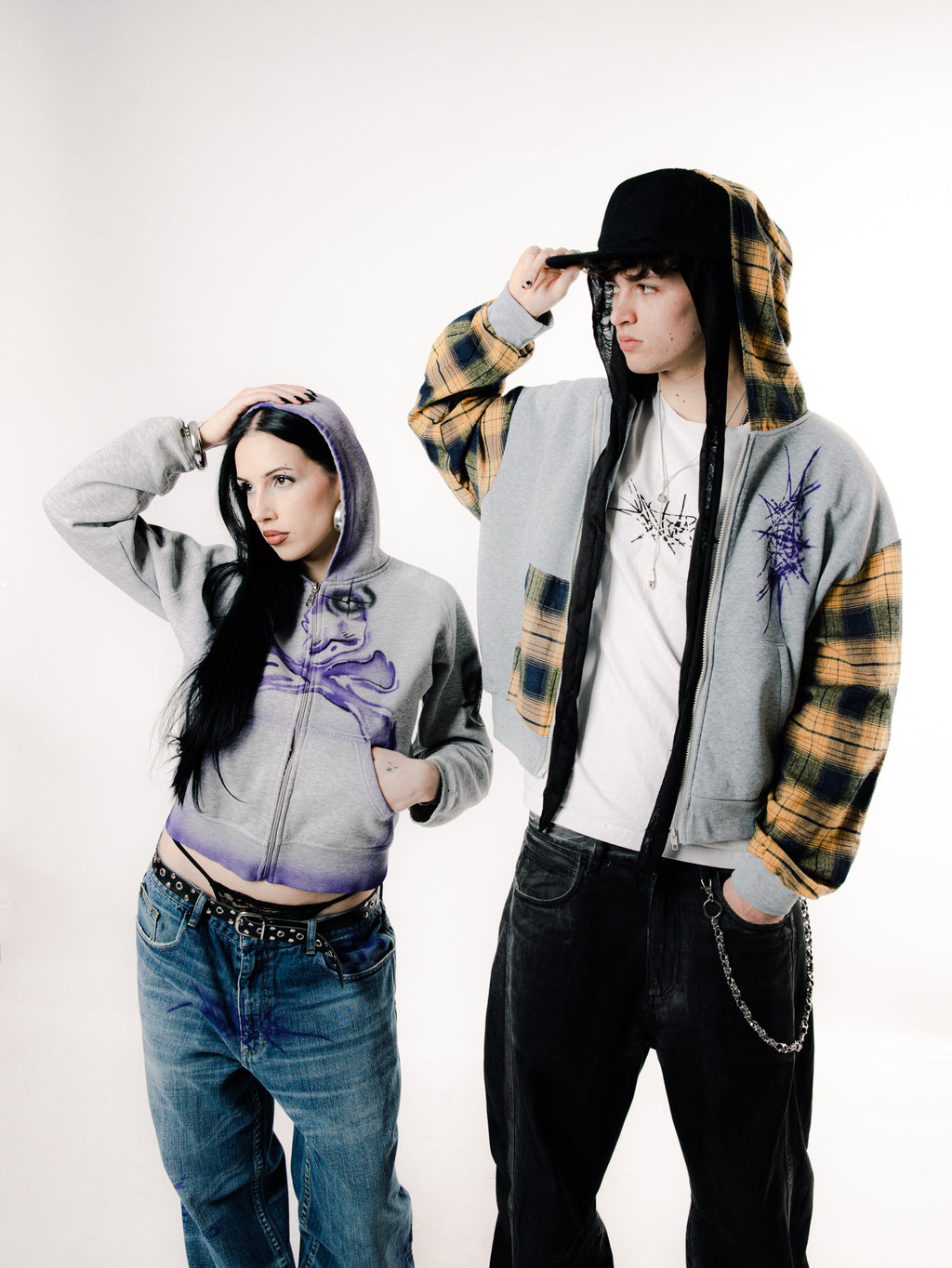 1/1 Skelly Zip-up Hoodie