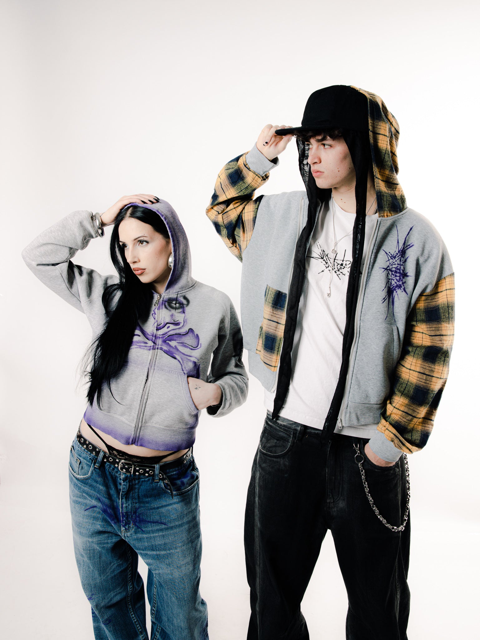 1/1 Skelly Zip-up Hoodie